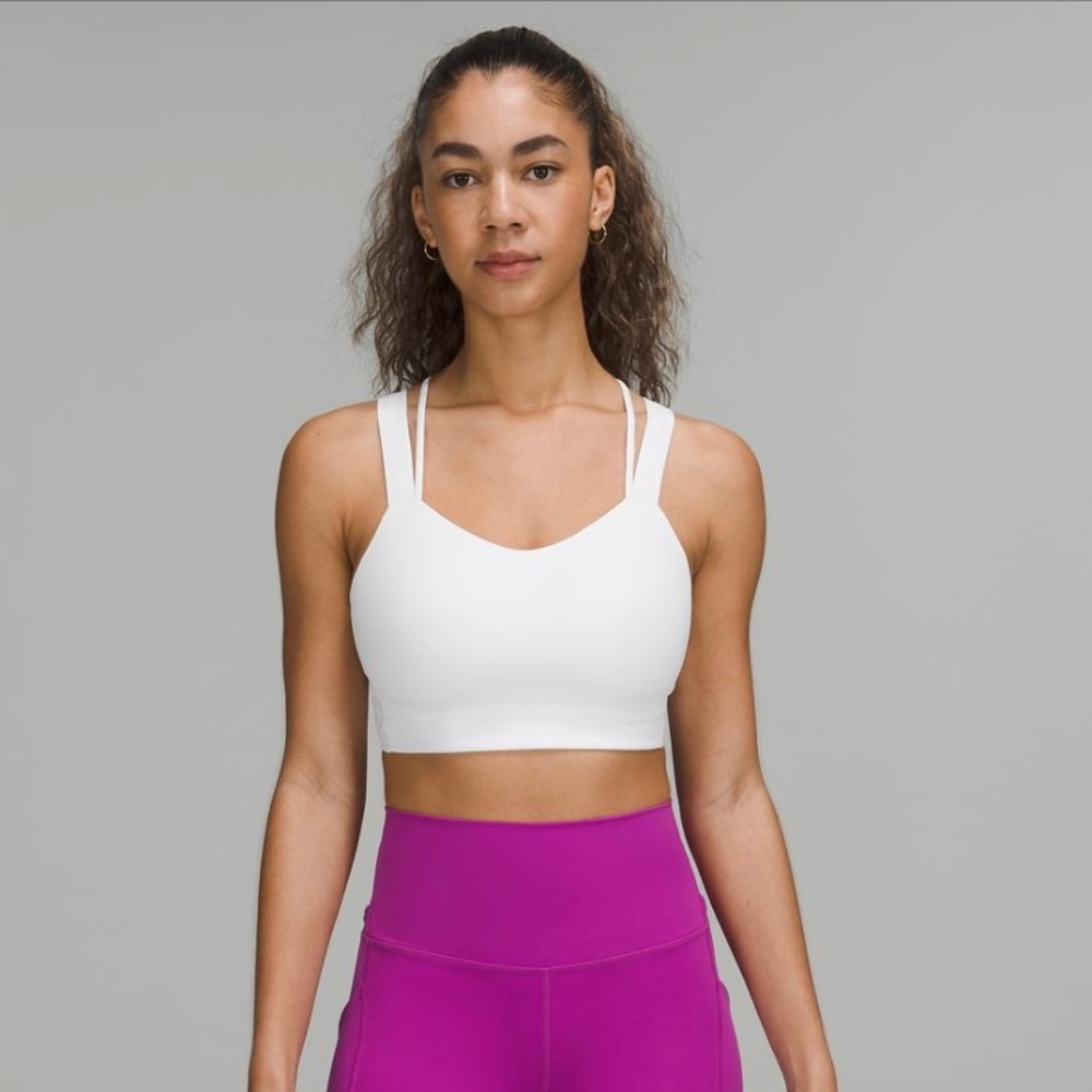 White Lululemon Like A Cloud Bra